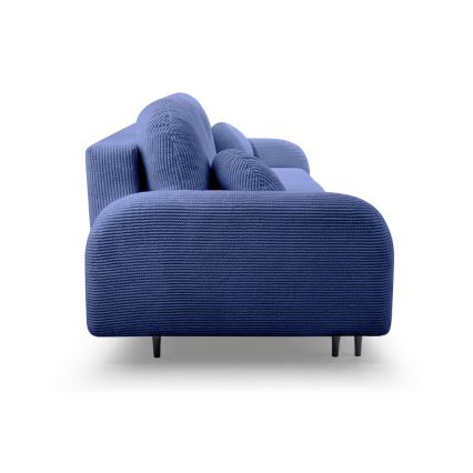 Divano imbottito pieghevole a tre posti CLOUDY blu