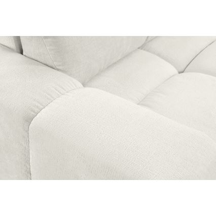 Divano imbottito pieghevole a tre posti con contenitore ALMADA beige