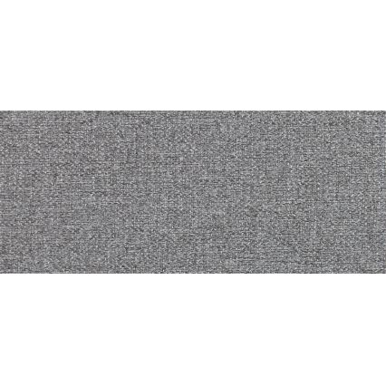 Divano imbottito trasformabile a U YORK, universale, grigio/nero