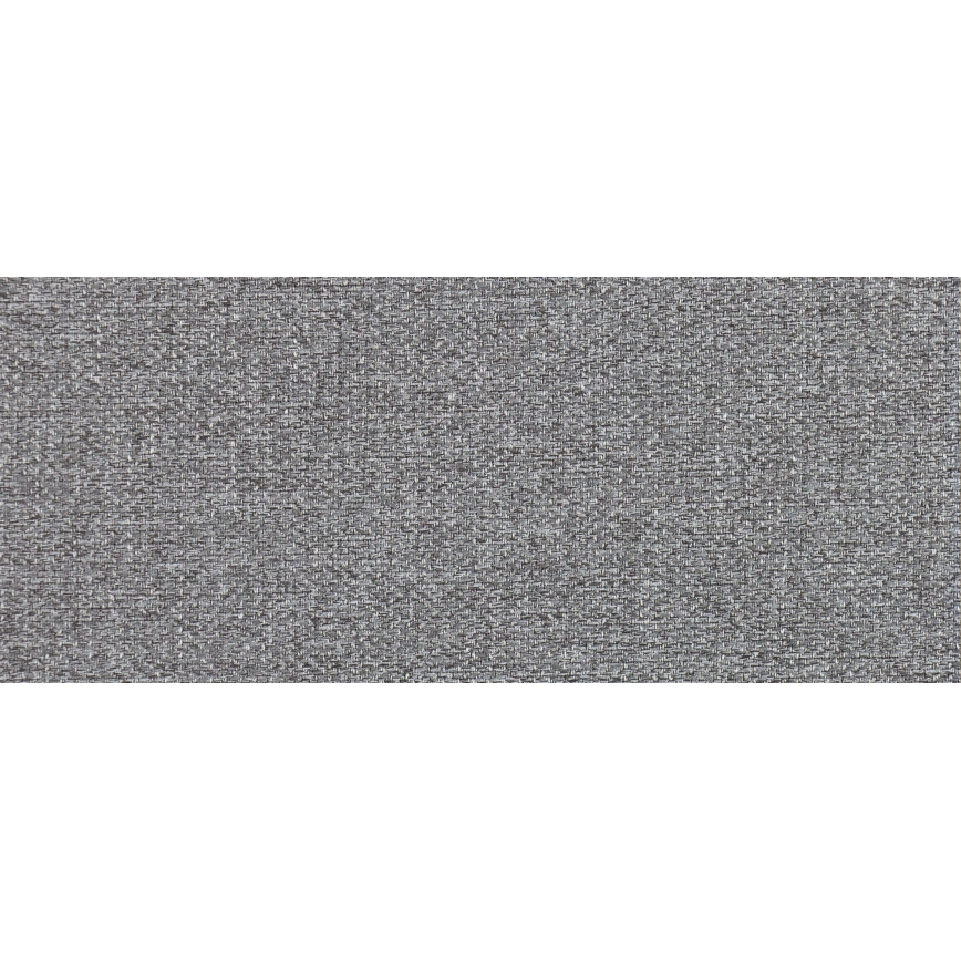 Divano imbottito trasformabile a U YORK, universale, grigio/nero