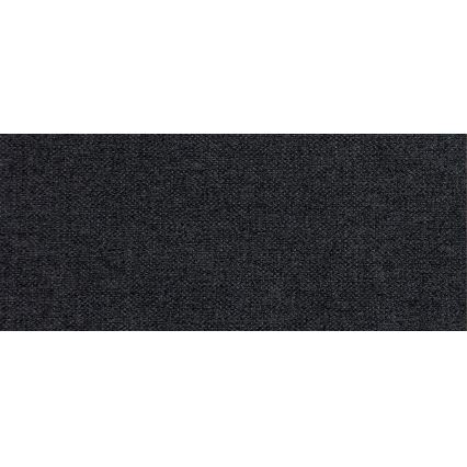 Divano imbottito trasformabile a U YORK, universale, grigio/nero