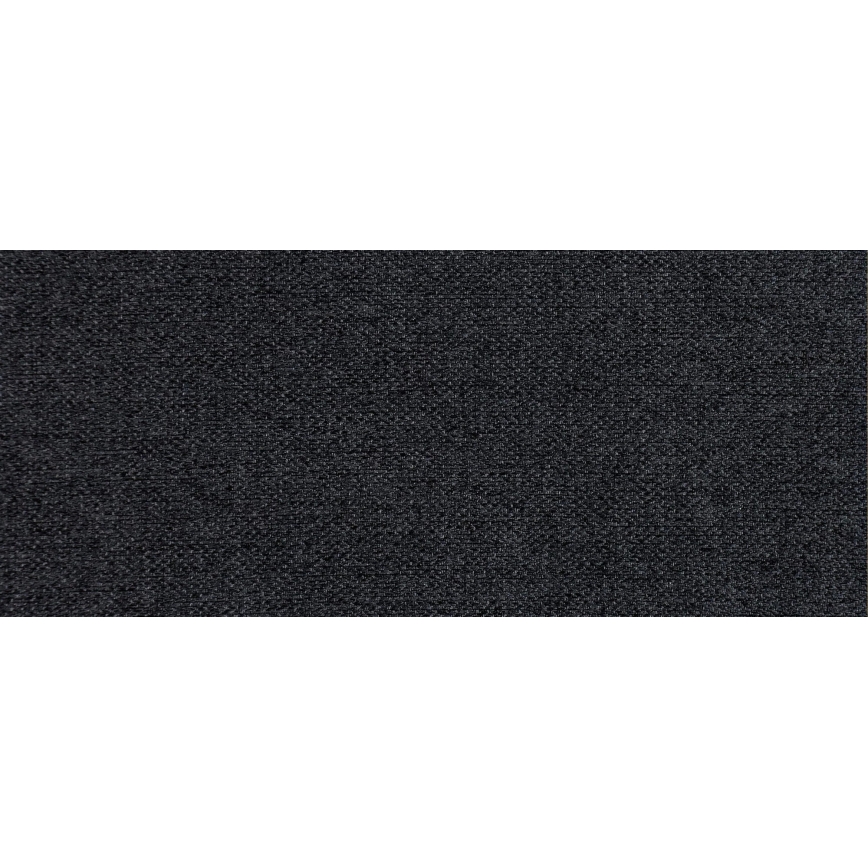 Divano imbottito trasformabile a U YORK, universale, grigio/nero