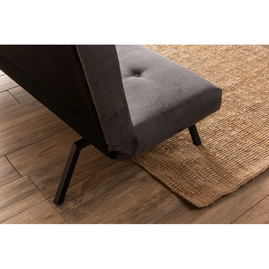 Divano letto 2 posti BAKU grigio