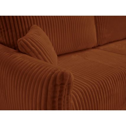 Divano letto 2 posti FRIDA marrone