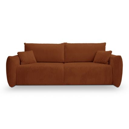 Divano letto due posti FRIDA marrone