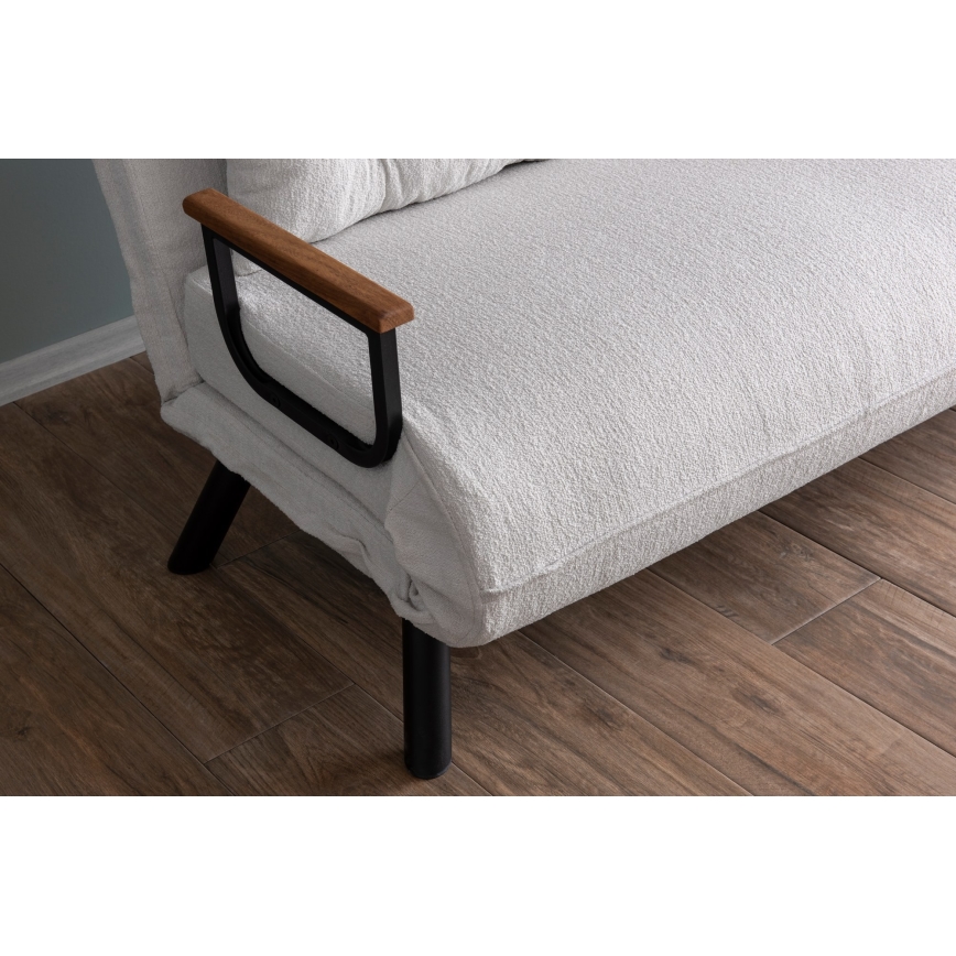 Divano letto 2 posti QIRA bianco