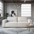 Divano letto 3 posti con contenitore RONDA beige