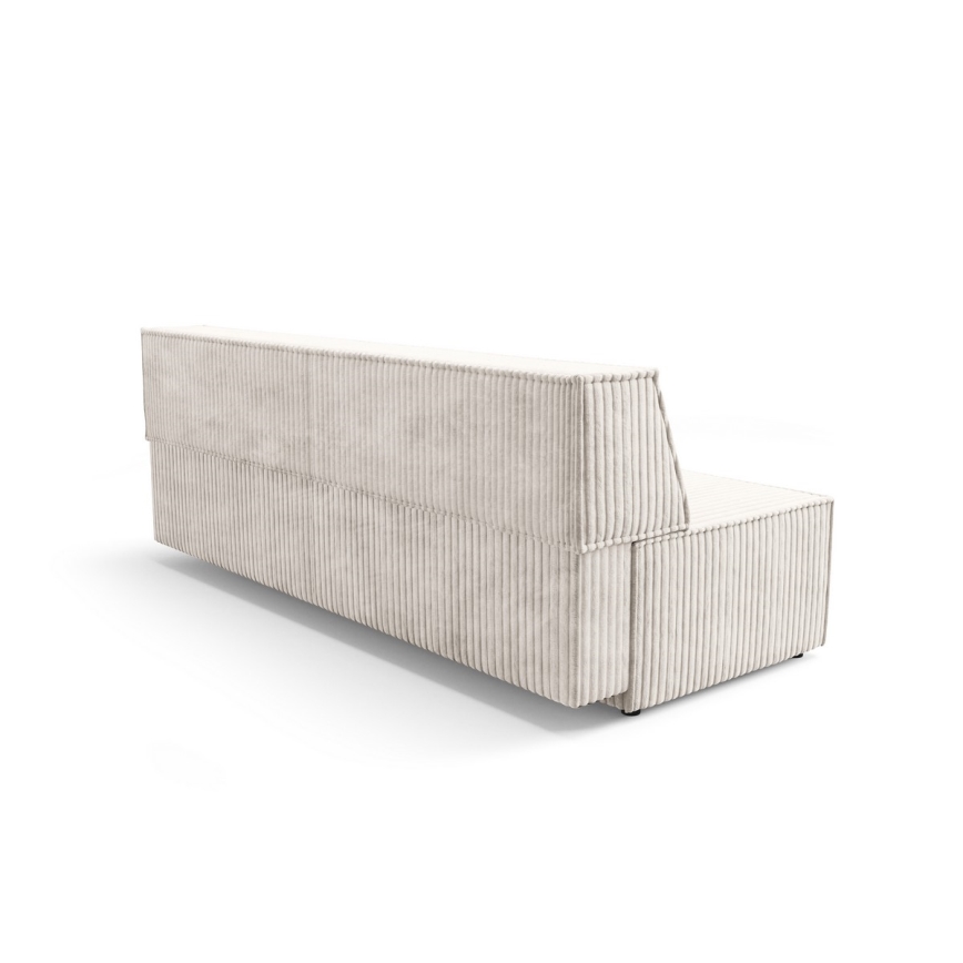 Divano letto 3 posti con contenitore TERAMO beige