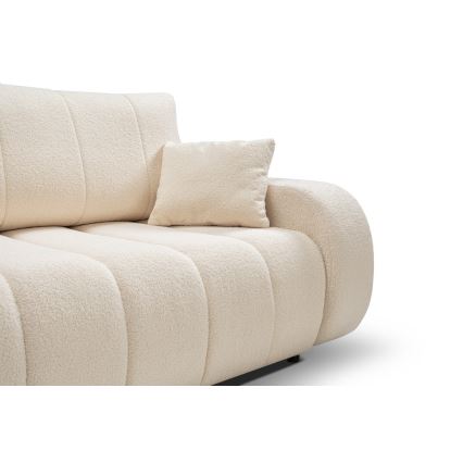 Divano letto beige a tre posti DESIO