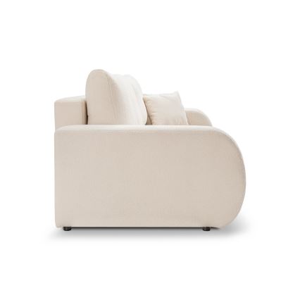 Divano letto beige a tre posti DESIO