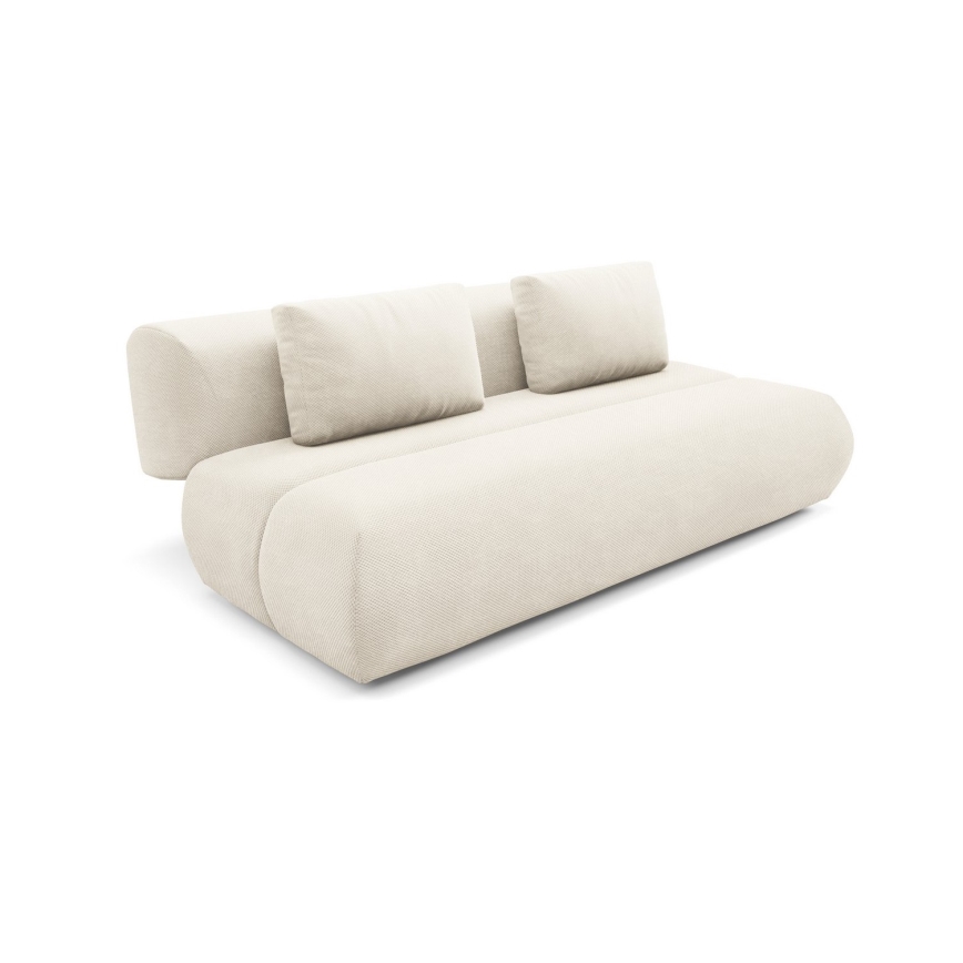 Divano letto 3 posti FANO crema