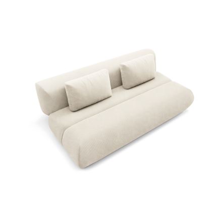 Divano letto 3 posti FANO crema