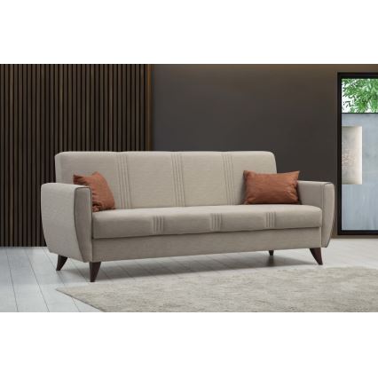 Divano letto 3 posti KORFU beige