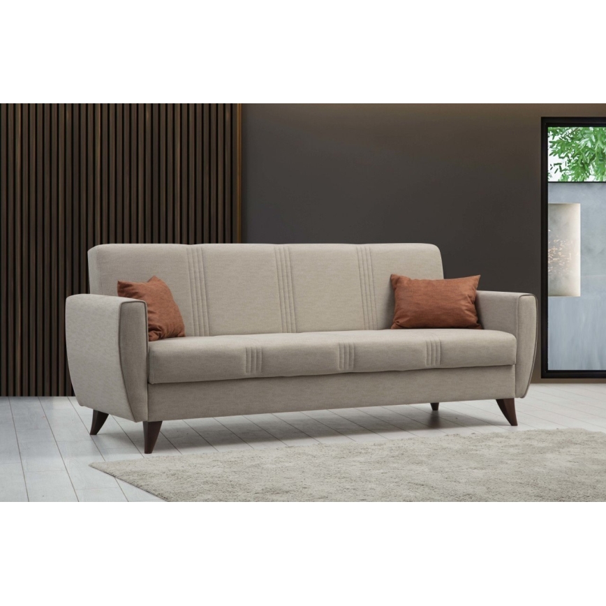 Divano letto 3 posti KORFU beige