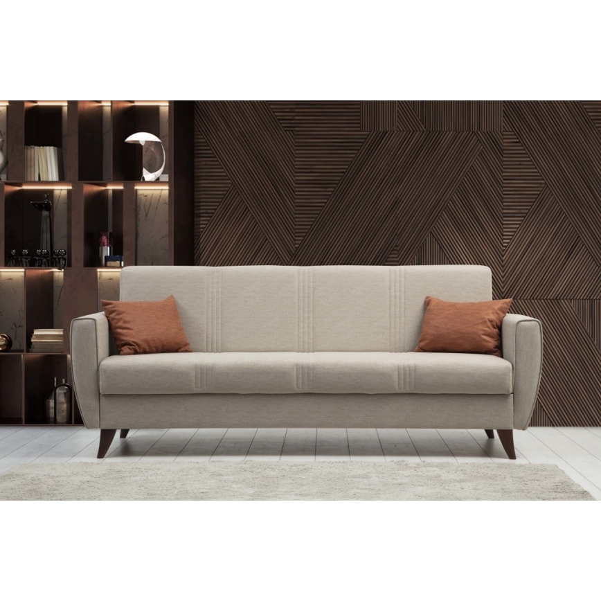 Divano letto 3 posti KORFU beige