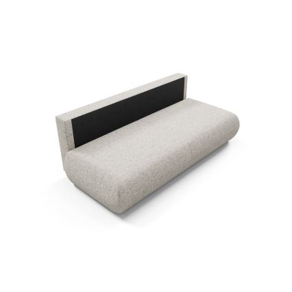 Divano letto a tre posti con contenitore PRATO beige