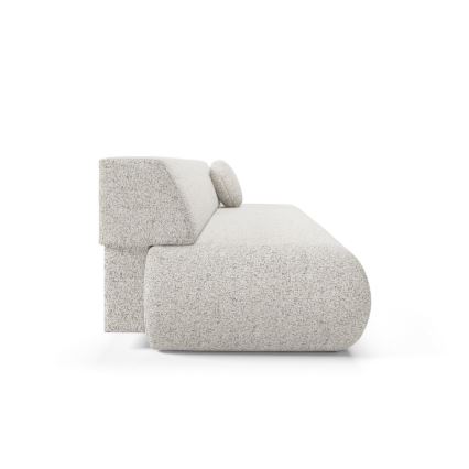 Divano letto a tre posti con contenitore PRATO beige