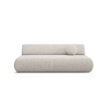 Divano letto a tre posti con contenitore PRATO beige