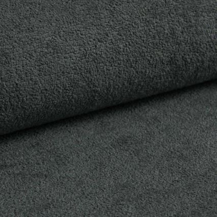 Divano angolare trasformabile con contenitore a L CASTELO, lato sinistro, grigio scuro