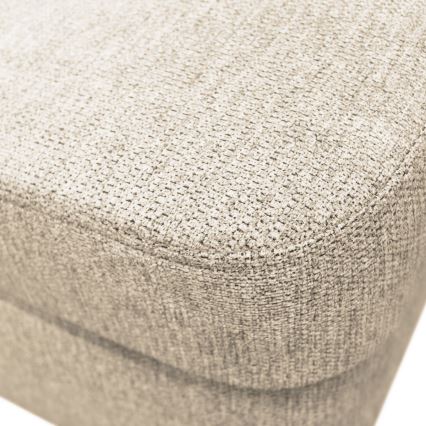 Divano letto angolare a U SERPA con contenitore, angolo destro, beige