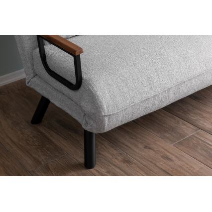 Divano letto due posti QIRA grigio