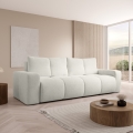 Divano letto imbottito a 3 posti con contenitore ALMADA beige