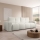 Divano letto imbottito a 3 posti con contenitore ALMADA beige