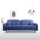 Divano letto imbottito a tre posti CLOUDY blu