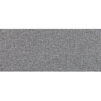 Divano letto imbottito universale a U OXFORD nero/grigio