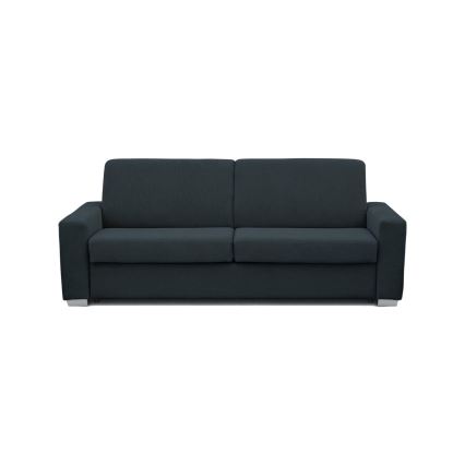 Divano letto trasformabile a tre posti LEKA per uso quotidiano, blu