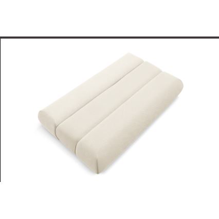 Divano pieghevole a tre posti FANO color crema