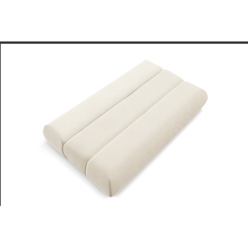 Divano pieghevole a tre posti FANO color crema