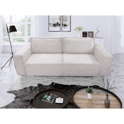 Divano pieghevole con contenitore RONDA beige