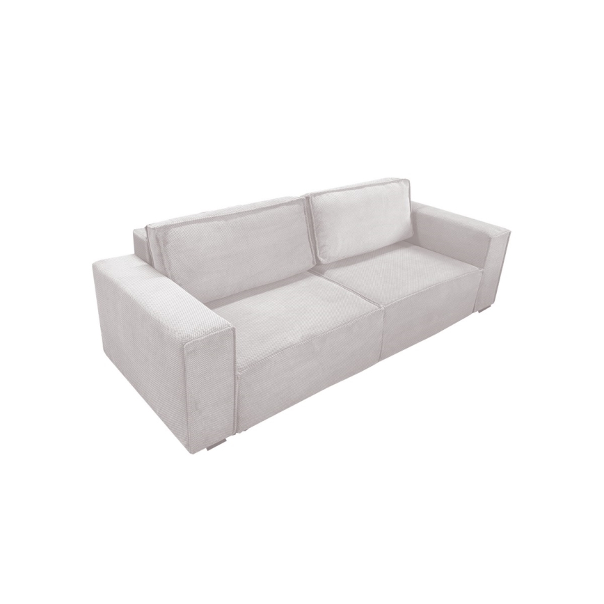 Divano pieghevole con contenitore RONDA beige