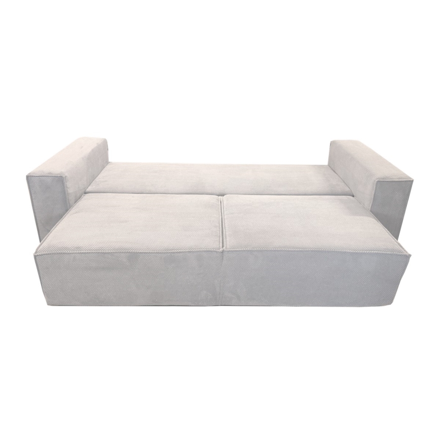 Divano pieghevole con contenitore RONDA beige