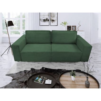 Divano pieghevole con contenitore RONDA verde