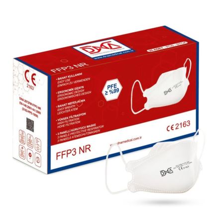 DNA Mascherina FFP3 NR CE 2163 Medica 10pz