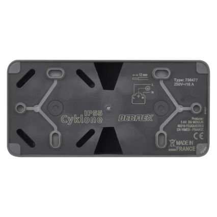 Doppia presa per humid environment IP55