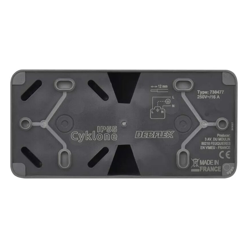 Doppia presa per humid environment IP55