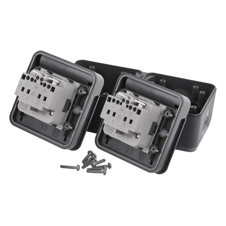 Doppia presa per humid environment IP55