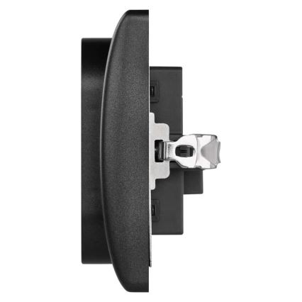 Double home presa 250V/16A antracite