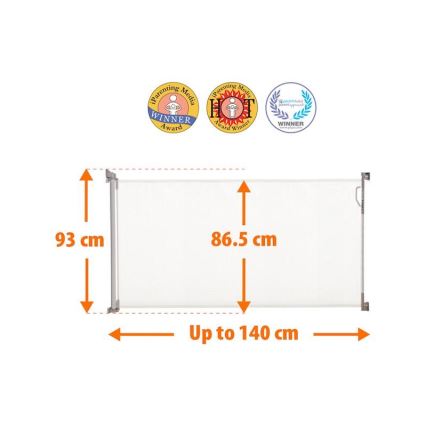 Dreambaby - Barriera di sicurezza 0-140 cm