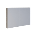 Dřevojas - Mobile bagno con specchio NEXI 100x68 cm rovere scuro