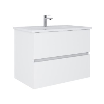 Dřevojas - Mobile da bagno con lavabo BANO 78x47 cm bianco