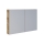 Dřevojas - Mobile da bagno con specchio NEXI 100x68 cm rovere