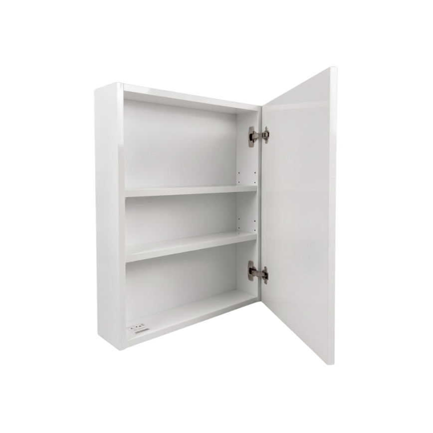 Dřevojas - Mobile da bagno con specchio NEXI 60x68 cm bianco