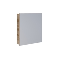 Dřevojas - Mobile da bagno con specchio NEXI 60x68 cm rovere