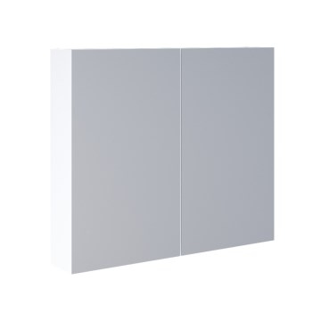 Dřevojas - Mobile da bagno con specchio NEXI 80x68 cm bianco