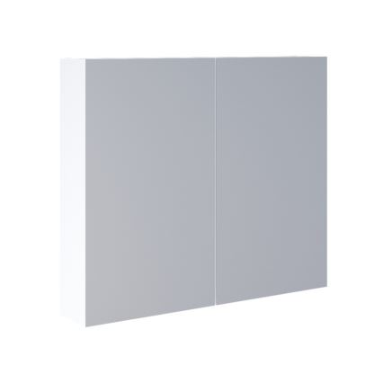 Dřevojas - Mobile da bagno con specchio NEXI 80x68 cm bianco