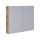 Dřevojas - Mobile da bagno con specchio NEXI 80x68 cm, rovere